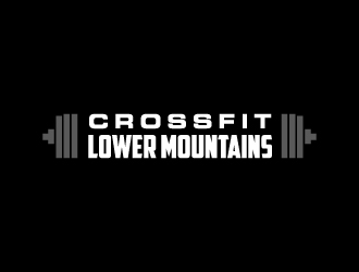 Crossfit lower mountains logo design by labo