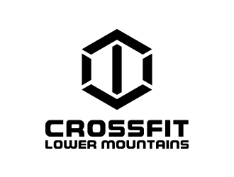 Crossfit lower mountains logo design by excelentlogo
