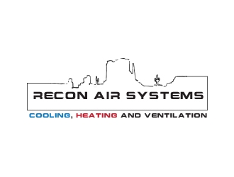 Recon Air Systems logo design by heba