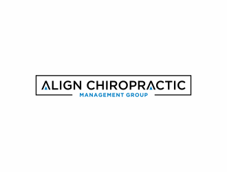 Align Chiropractic Management Group logo design by santrie