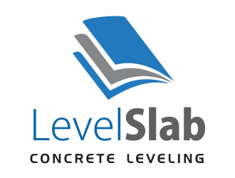 LevelSlab Concrete Leveling logo design by up2date