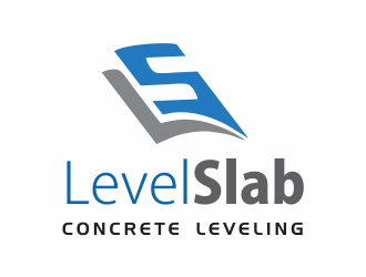 LevelSlab Concrete Leveling logo design by up2date