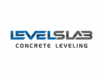 LevelSlab Concrete Leveling logo design by up2date