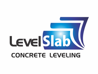 LevelSlab Concrete Leveling logo design by up2date