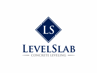 LevelSlab Concrete Leveling logo design by santrie