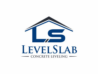 LevelSlab Concrete Leveling logo design by santrie