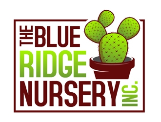 THE BLUE RIDGE NURSERY, INC. logo design by MAXR