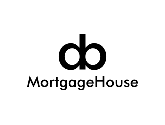 db MortgageHouse logo design by asyqh
