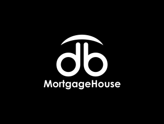 db MortgageHouse logo design by santrie