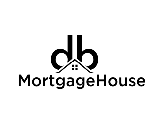 db MortgageHouse logo design by dibyo