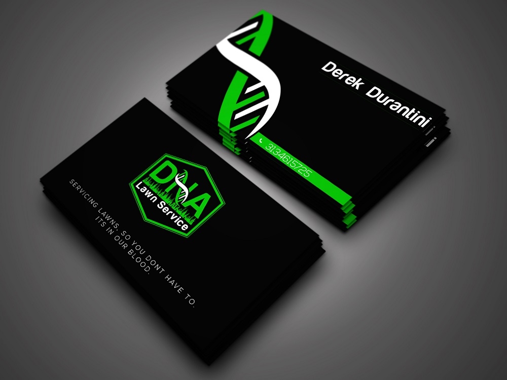 DNA Lawn Service logo design by fawadyk
