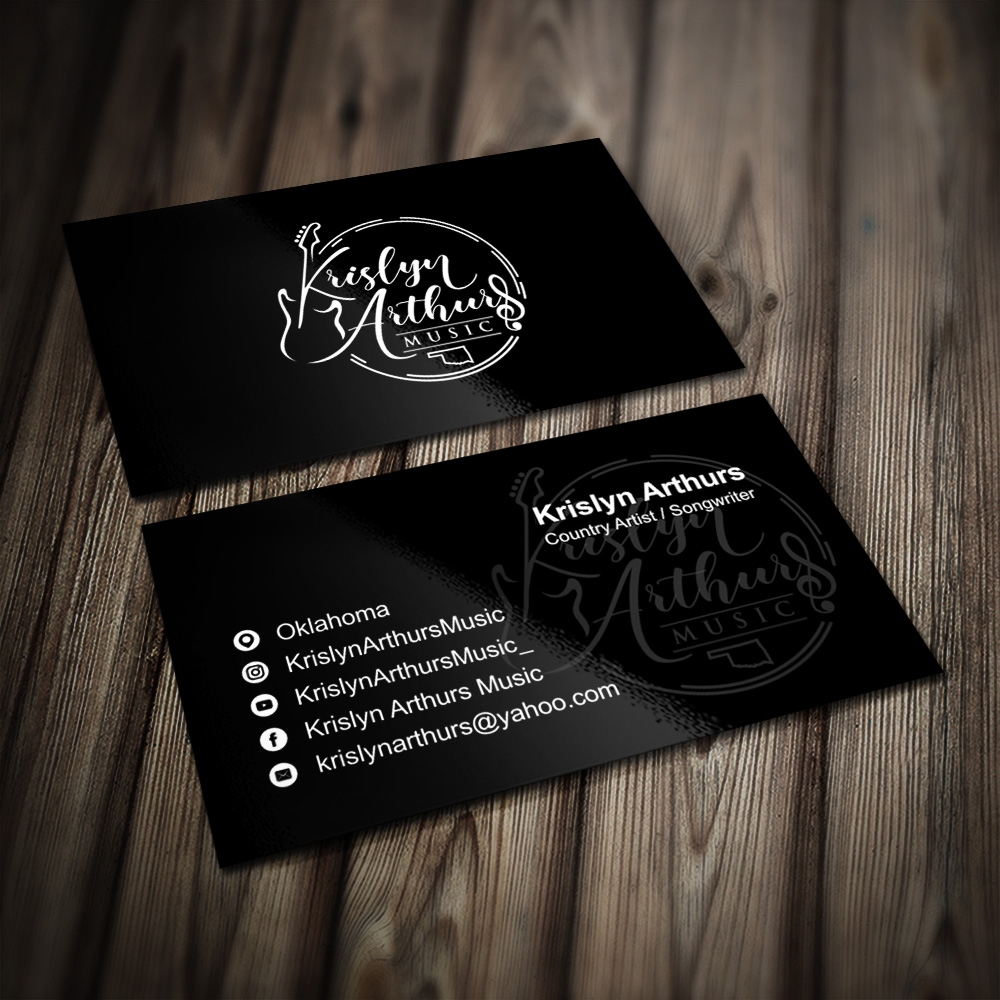 Krislyn Arthurs Music logo design by Kindo