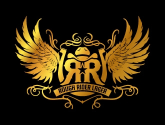 Rough Rider Lager or Rough Rider Beer logo design by jaize