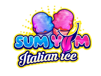 Sum Yum Italian Ice logo design by gogo