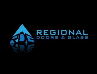 Regional Doors & Glass logo design by Abril