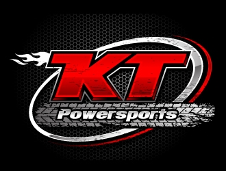KT Powersports logo design by REDCROW