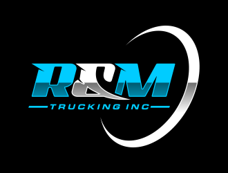 R&M Trucking Inc logo design by IrvanB