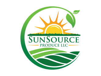 SunSource Produce LLC logo design by aldesign