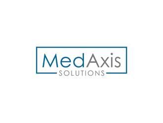 MedAxis Solutions logo design by alby