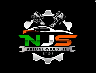 NJS Auto Services Ltd logo design by jaize