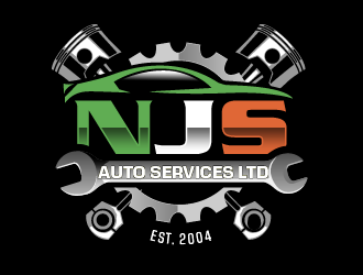 NJS Auto Services Ltd logo design by pollo
