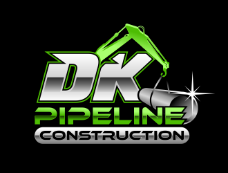 DANIEL  KILGORE PIPELINE CONSTRUCTION  logo design by serprimero