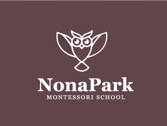Nona Park Montessori School logo design by nehel