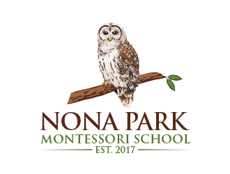 Nona Park Montessori School logo design by BeDesign
