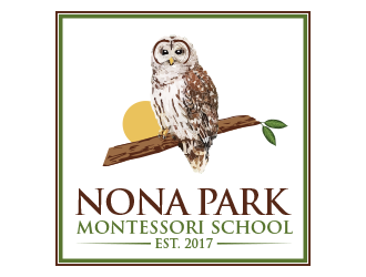 Nona Park Montessori School logo design by BeDesign
