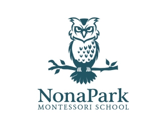 Nona Park Montessori School logo design by nehel