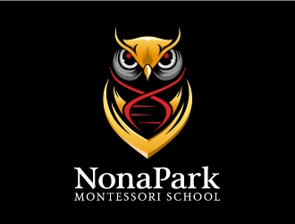 Nona Park Montessori School logo design by nehel