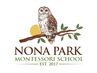Nona Park Montessori School logo design by BeDesign