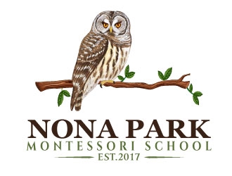 Nona Park Montessori School logo design by AYATA
