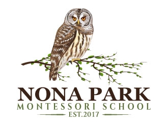 Nona Park Montessori School logo design by AYATA