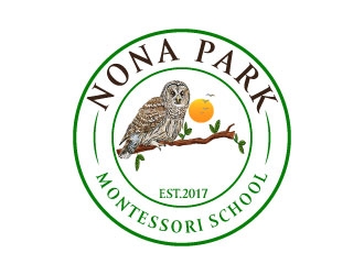 Nona Park Montessori School logo design by AYATA