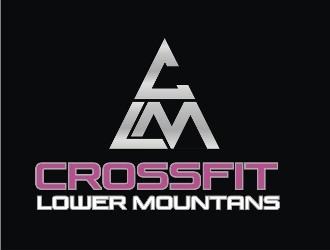 Crossfit lower mountains logo design by rizuki