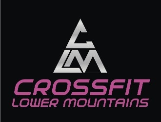 Crossfit lower mountains logo design by rizuki