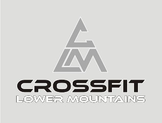 Crossfit lower mountains logo design by rizuki