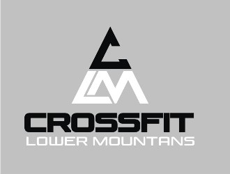 Crossfit lower mountains logo design by rizuki