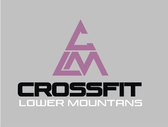 Crossfit lower mountains logo design by rizuki