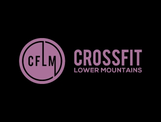 Crossfit lower mountains logo design by Creativeminds