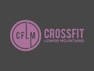 Crossfit lower mountains logo design by Creativeminds