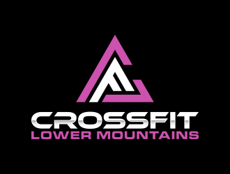 Crossfit lower mountains logo design by lexipej