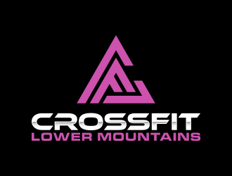 Crossfit lower mountains logo design by lexipej