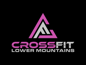 Crossfit lower mountains logo design by lexipej