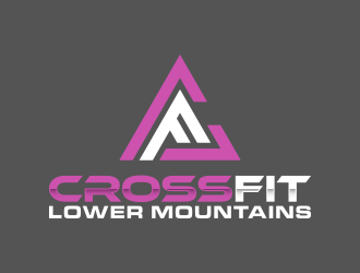 Crossfit lower mountains logo design by lexipej