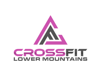 Crossfit lower mountains logo design by lexipej