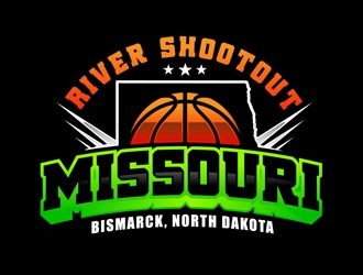 Missouri River Shootout  logo design by DreamLogoDesign