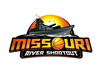 Missouri River Shootout  logo design by DreamLogoDesign