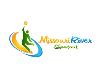 Missouri River Shootout  logo design by Dawnxisoul393